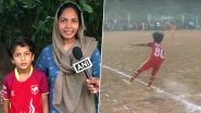 Kerala Boy PK Danish&rsquo;s Zero-Degree Corner Kick Impresses Netizens, Video From Football Ground Goes Viral