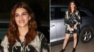 Kriti Sanon Aces High Fashion With Functionality, Wears A Dress With A Detachable Tote Bag!