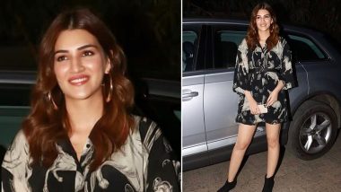 Kriti Sanon Aces High Fashion With Functionality, Wears A Dress With A Detachable Tote Bag!