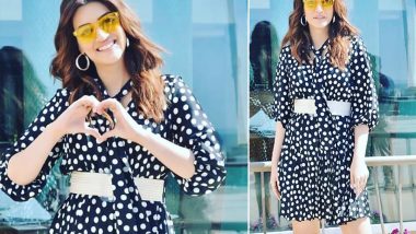 Thrifty Style: Kriti Sanon Is Chicness Personified in the Perfect Polka Dot Dress In Just Rs 3,990!