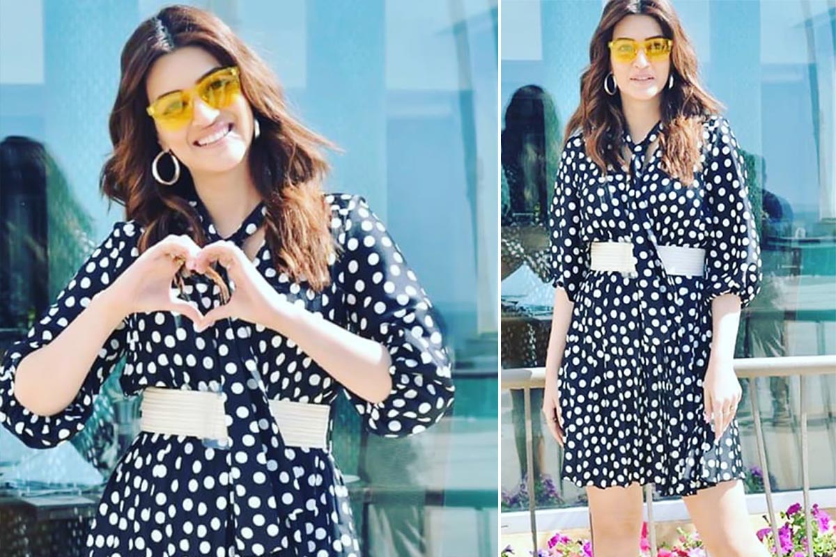 Thrifty Style: Kriti Sanon Is Chicness Personified in the Perfect Polka Dot Dress In ...