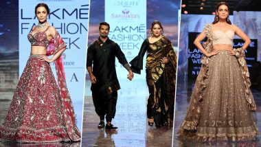 Lakme Fashion Week 2020 Summer/Resort: Malaika Arora, Bipasha Basu-Karan Singh Grover and Dia Mirza Look Splendid on the Runway!