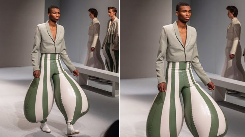Balloon Latex Inflatable Trousers by Fashion Designer Harikrishnan Could Find a Place in Ranveer Singh’s Wardrobe!