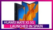 Huawei Mate Xs 5G Foldable Phone With Kirin 990 SoC Launched in Spain