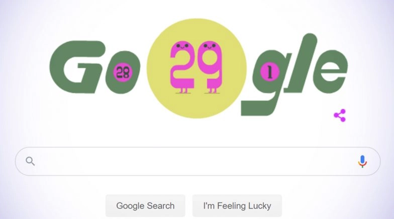 Leap Day 2020 Google Doodle