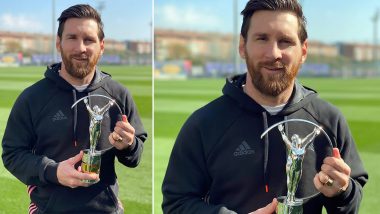 Lionel Messi Reacts After Winning Laureus Sportsman of the Year Award, Thanks His Teammates and Family (See Post)