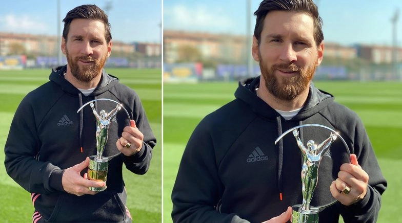 Lionel Messi Reacts After Winning Laureus Sportsman of the Year Award, Thanks Teammates and Family
