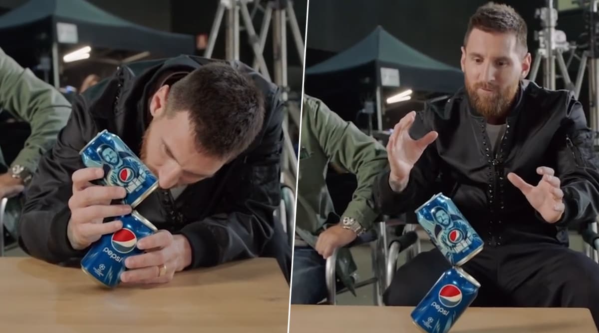 Lionel Messi Takes Pepsi Can Challenge, Leaves Fans Super Impressed ...