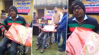 Fact Check: AAP Distributes 'Magic Blankets' to Divyang Ahead of Delhi Assembly Elections 2020? Know Truth Behind Claim