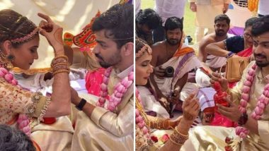 Bigg Boss Tamil Fame Mahat Raghavendra Ties the Knot With Longtime Girlfriend Prachi Mishra in a Traditional Ceremony (See Pics)