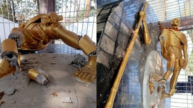 Jharkhand: Mahatma Gandhi's Statue Vandalised in Hazaribagh, Police Begin Probe