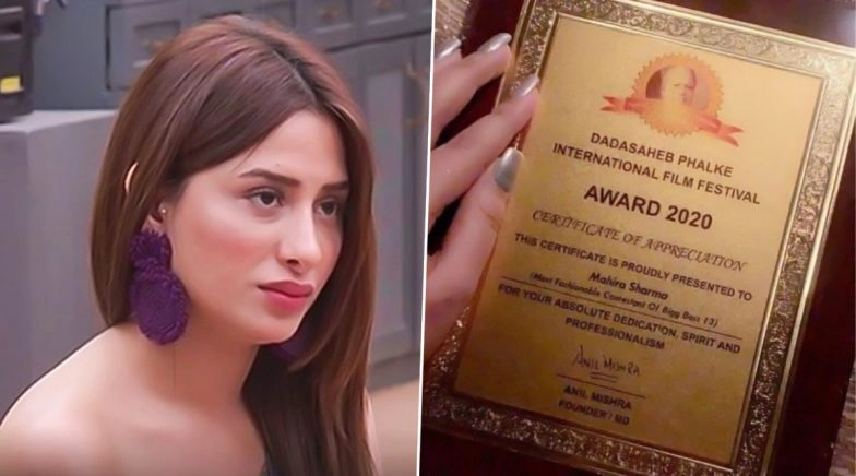 Mahira Sharma Gets DPIFF Clarification Over Her Duplicate Certificate, Check Out Her Response