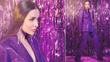 Malaika Arora in a Sequined Powersuit Is All About Being Edgy and Extra (View Pics)