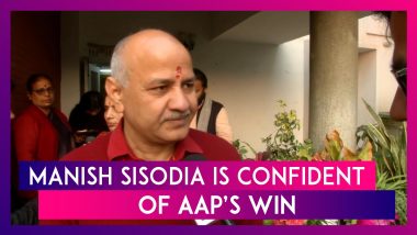 Manish Sisodia Is ‘Confident Of AAP’s Win’ As Counting Of Votes Takes Place In Delhi