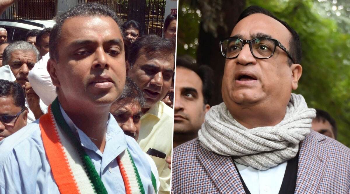 Milind Deora, Ajay Maken Engage in War of Words After Congress Drubbing in Delhi Elections 2020 Milind Deora, Ajay Maken Engage in War of Words After Congress Drubbing in Delhi Elections 2020