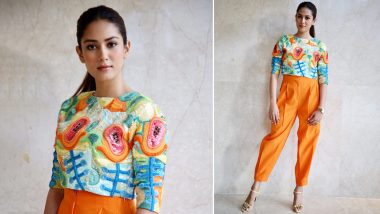 Mira Kapoor Is Hot, Hip and Happening in a Bold Tangerine Ensemble!