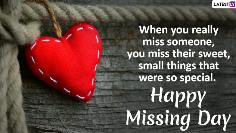 Missing Day 2021 Wishes, HD Images & Wallpapers: Send Messages, Greetings WhatsApp Stickers, Missing Quotes, Telegram Photos & GIFs During Anti-Valentine's Week