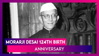 Morarji Desai 124th Birth Anniversary: Five Memorable Quotes By Fourth Prime Minister of India.