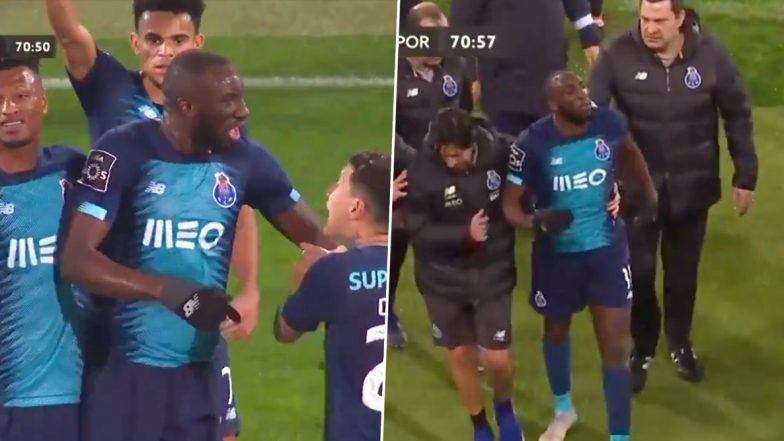 FC Porto Forward Moussa Marega Walks-Off the Pitch After Being Racially Abused by Vitoria SC Fans (Watch Video)