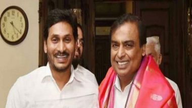 Mukesh Ambani Meets AP CM YS Jagan Mohan Reddy, Discusses Industrial Development and Investments