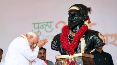 PM Narendra Modi Pays Tributes to Chhatrapati Shivaji Maharaj on His 390th Birth Anniversary