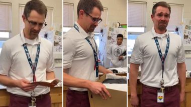 Teacher Breaks Down on Receiving Surprise Gift From Students, Video Goes Viral