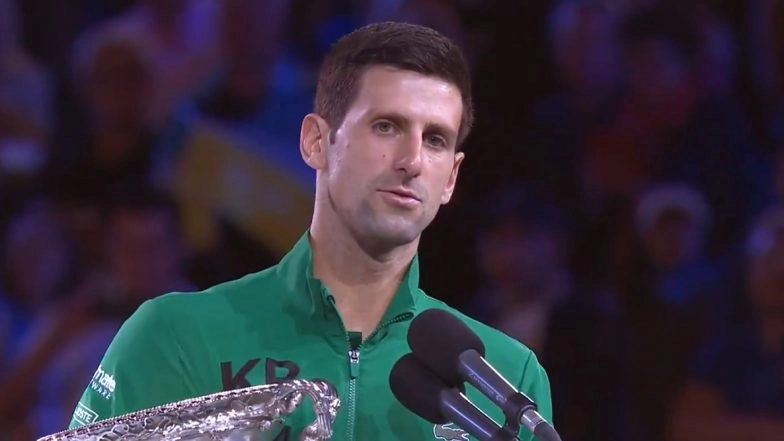 Novak Djokovic Pays Rich Tribute to 'Mentor' Kobe Bryant in Australian Open 2020 Winning Speech, Says 'This is a Reminder to All of Us That we Should Stick Together More Than Ever'