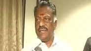 AIADMK Leader and Former Tamil Nadu CM O Panneerselvam&rsquo;s Wife Vijayalakshmi Dies Due to Heart Ailment
