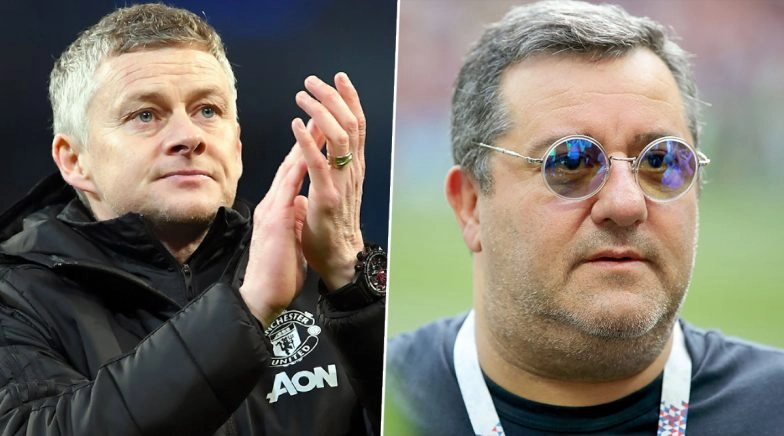 Manchester United Manager Ole Gunnar Solskjaer Hits Out at Paul Pogba’s Agent Mino Raiola