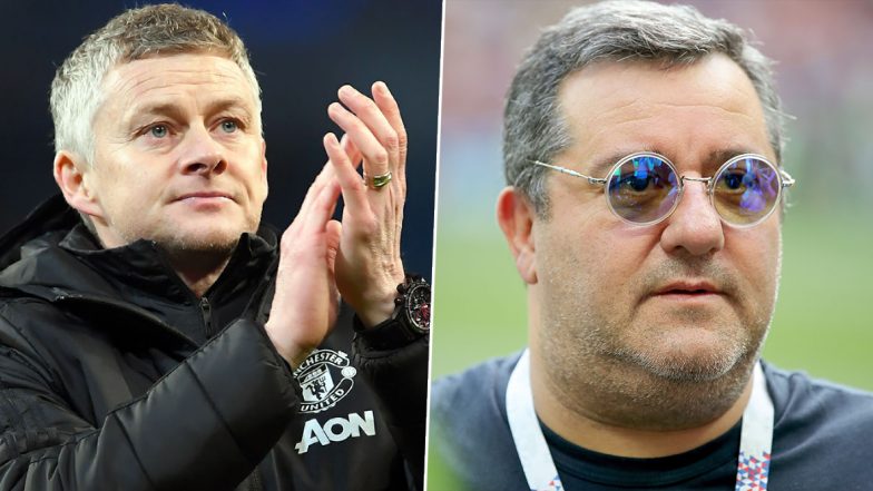 Manchester United Manager Ole Gunnar Solskjaer Hits Out at Paul Pogba’s Agent Mino Raiola
