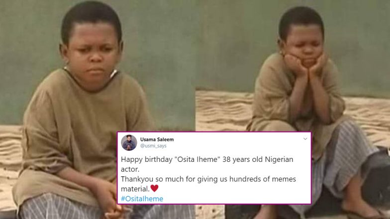 Happy Birthday Osita Iheme! Twitterati Wish The Nollywood Actor and Meme Lord With His Own Funny Pictures