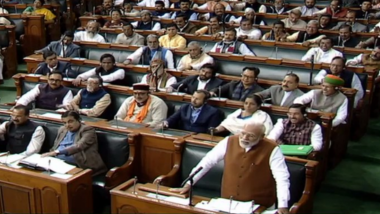 Article 370, Ram Janmabhoomi Issues Would Have Remained Pending Had We Worked in Old Ways, PM Narendra Modi Tells Parliament During Reply to Motion of Thanks on President's Address