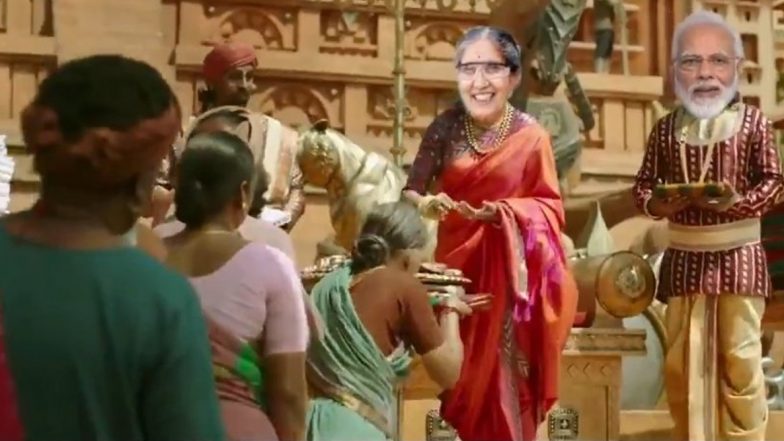 Narendra Modi Shown As Kattappa, Jashodaben as Sivagami in 'Bahubali' Morphed Video Retweeted by Donald Trump, Twitterati Not Amused