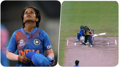 Poonam Yadav Bowls a Double-Bounce No-Ball During India vs Australia, ICC Women’s T20 World Cup 2020 (Watch Video)