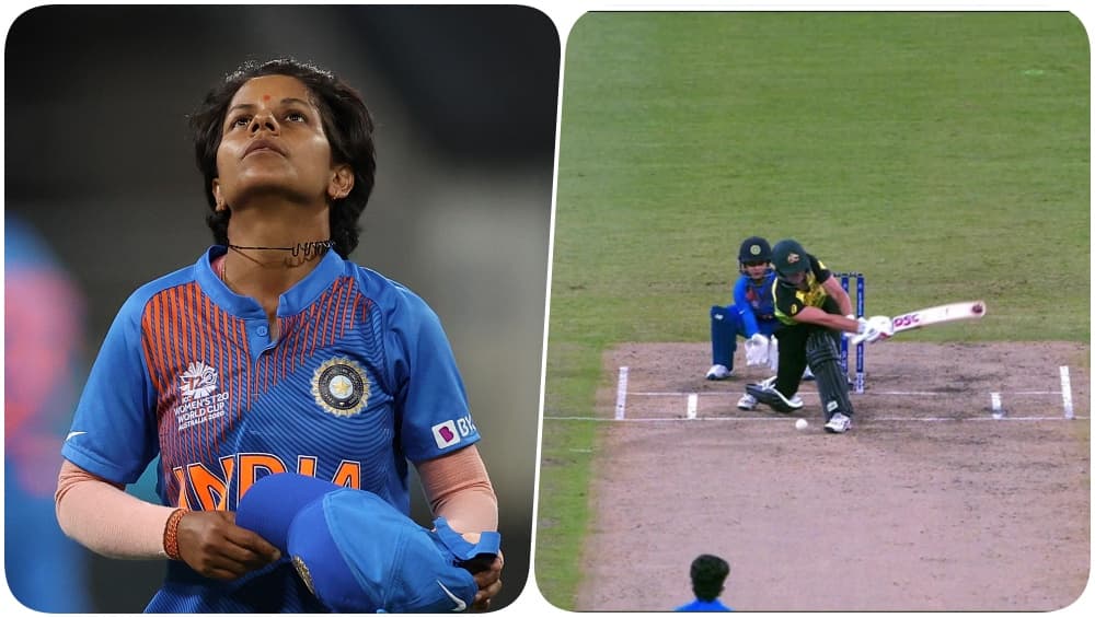 Poonam Yadav Bowls a Double-Bounce No-Ball During India vs Australia, ICC Women’s T20 World Cup 2020 (Watch Video) Poonam Yadav Bowls a Double-Bounce No-Ball During India vs Australia, ICC Women’s T20 World Cup 2020 (Watch Video)