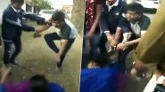 Madhya Pradesh: Gandhwani Police Station Incharge Beats Up Wife After After She Catches Him Having an Illicit Affair; Watch Video