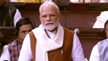 PM Narendra Modi Tears Into Congress During Reply on Motion of Thanks to President's Address in Rajya Sabha, Speaks on CAA, Article 370, $5 Trillion Economy, GST And POSCO Act Among Other Issues