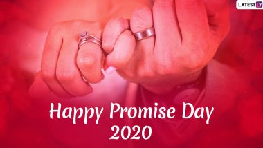 Happy Promise Day 2020 Greetings: WhatsApp Stickers, Facebook Quotes, Hike GIF Images, SMS, Telegram Messages to Send Ahead of Valentine's Day