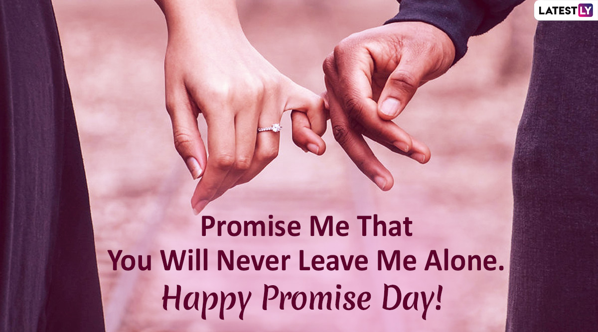 Happy Promise Day 2020 Greetings: WhatsApp Stickers, Facebook Quotes ...