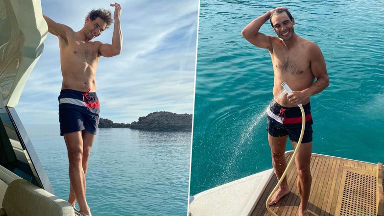 Rafael Nadal Ecstatic After Returning to Home, Spanish Tennis Star Enjoys Fun Time by Swimming in Mallorca (View Video and Pics)