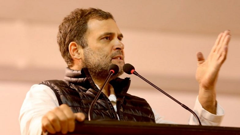 Rahul Gandhi Calls Narendra Modi 'Surender Modi', Gets Trolled by BJP And Allies For 'Wrong Spelling of Surrender'; See Tweets