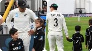 Ross Taylor Accompanied By his Kids as he Becomes First Player to Play 100 Matches in All Three Formats Ahead of IND VS NZ 1st Test 2020 (Watch Video)