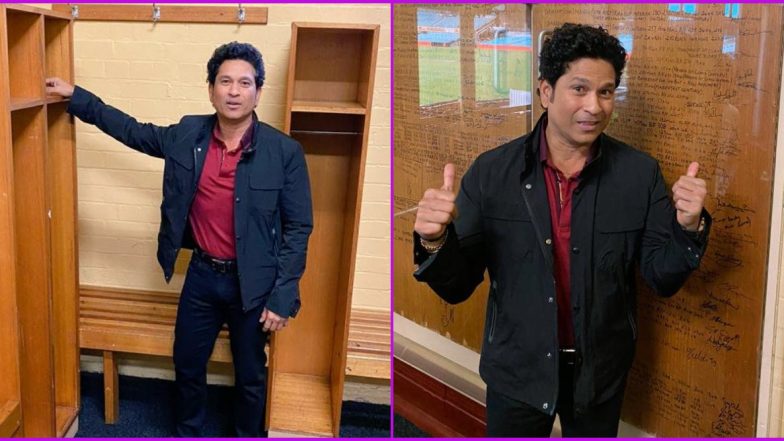 Sachin Tendulkar Revisits SCG Dressing Room, Yuvraj Singh Gets Behind the Camera Ahead of Bushfire Cricket Bash Match; See Pics