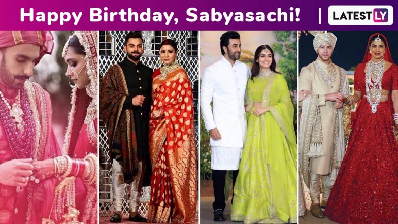 Sabyasachi Birthday Special: Top 10 Iconic Looks That the Feted Designer Immortalized for Deepika Padukone, Priyanka Chopra, Anushka Sharma and Alia Bhatt!