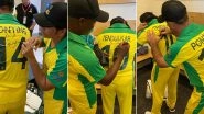Sachin Tendulkar, Brian Lara and Ricky Ponting Sign Each Other&rsquo;s Jerseys Post Bushfire Cricket Bash (See Pics)