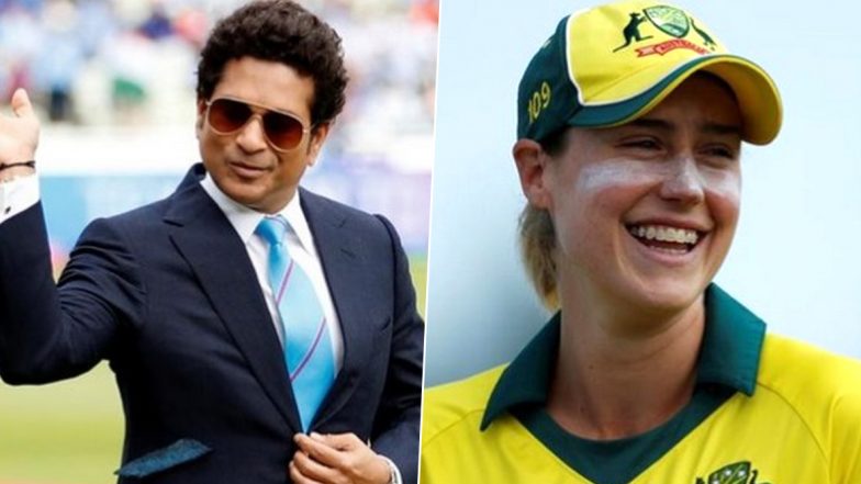 Sachin Tendulkar Accepts Ellyse Perry’s Challenge; Master Blaster to Come Out of Retirement for an Over During Bushfire Cricket Bash