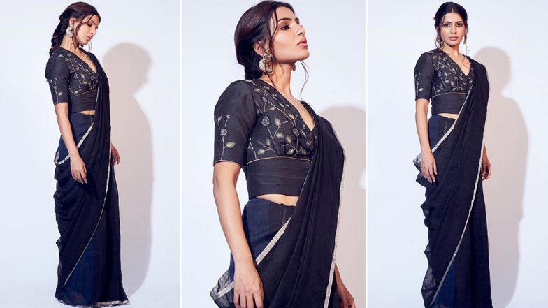 Samantha Akkineni Weaves a Beautiful and Mystical Magic with her Traditional Six Yards For Jaanu Promotions