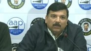 AAP Leader Sanjay Singh Advises Protest Organisers to 'Use Their Calm', Warns Protesters Against Falling For 'BJP's Agenda of Gaining Profit by Violence'