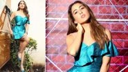 Sara Ali Khan, a Pop of Blue, Ruffles, Wavy Hair and Oodles of Sass for Love Aaj Kal Promotions
