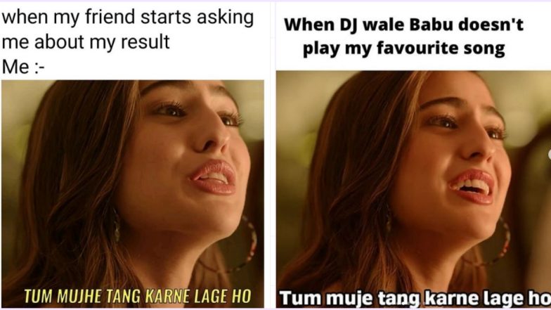 'Tum Mujhe Tang Karne Lage Ho!' Sara Ali Khan's Dialogue From Love Aaj Kal Continues to Get Hilariously Trolled With Funny Memes and Jokes